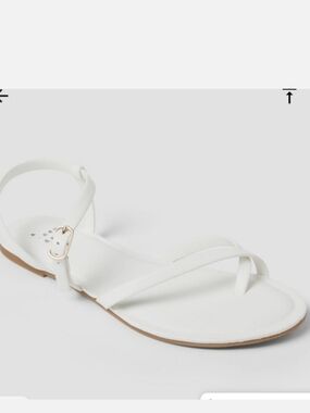 NWT A New Day White Alexandra  Women's Sandal